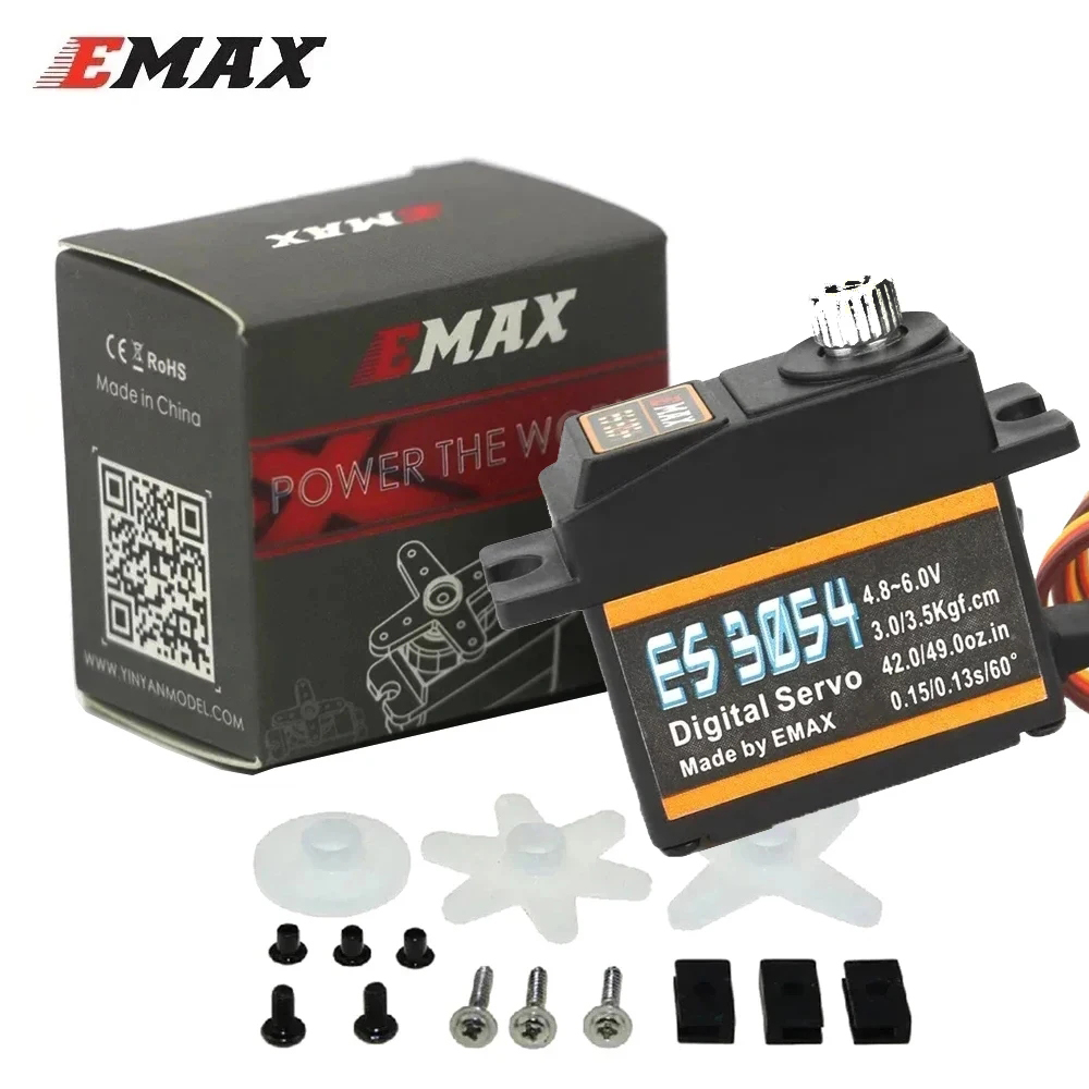 4 piezas EMAX ES3054 ES3004 ES - Rc Helicopter Servo reseña y precio